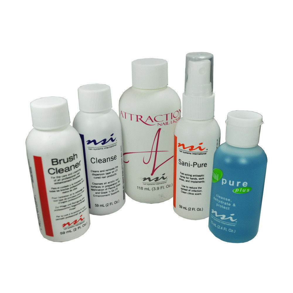 Professional NSI Attraction Nail Acrylic System Kit – Made in USA