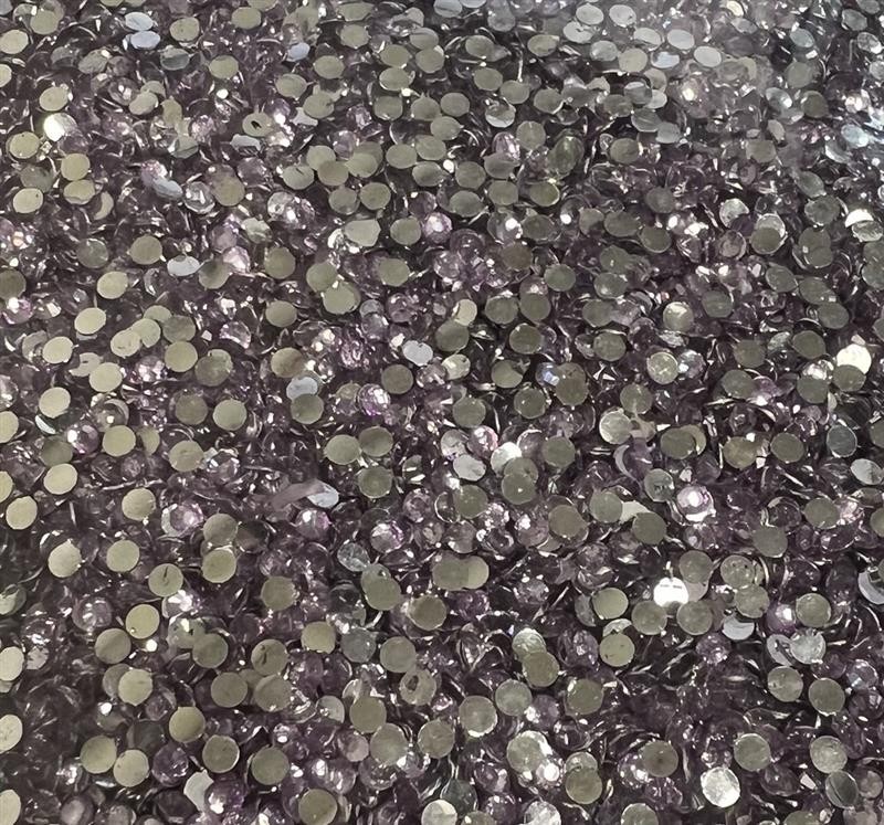 Light Purple Round Flat Back Crystal Rhinestone 3mm Jewelry Crafting Nail Gems
