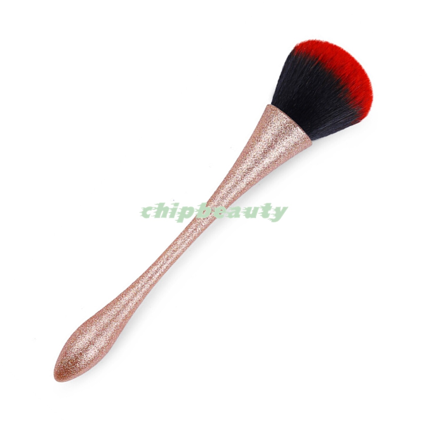 Nail Art Makeup Dust Brush Remover Manicure Acrylic -Pink Rose Glitter Brush