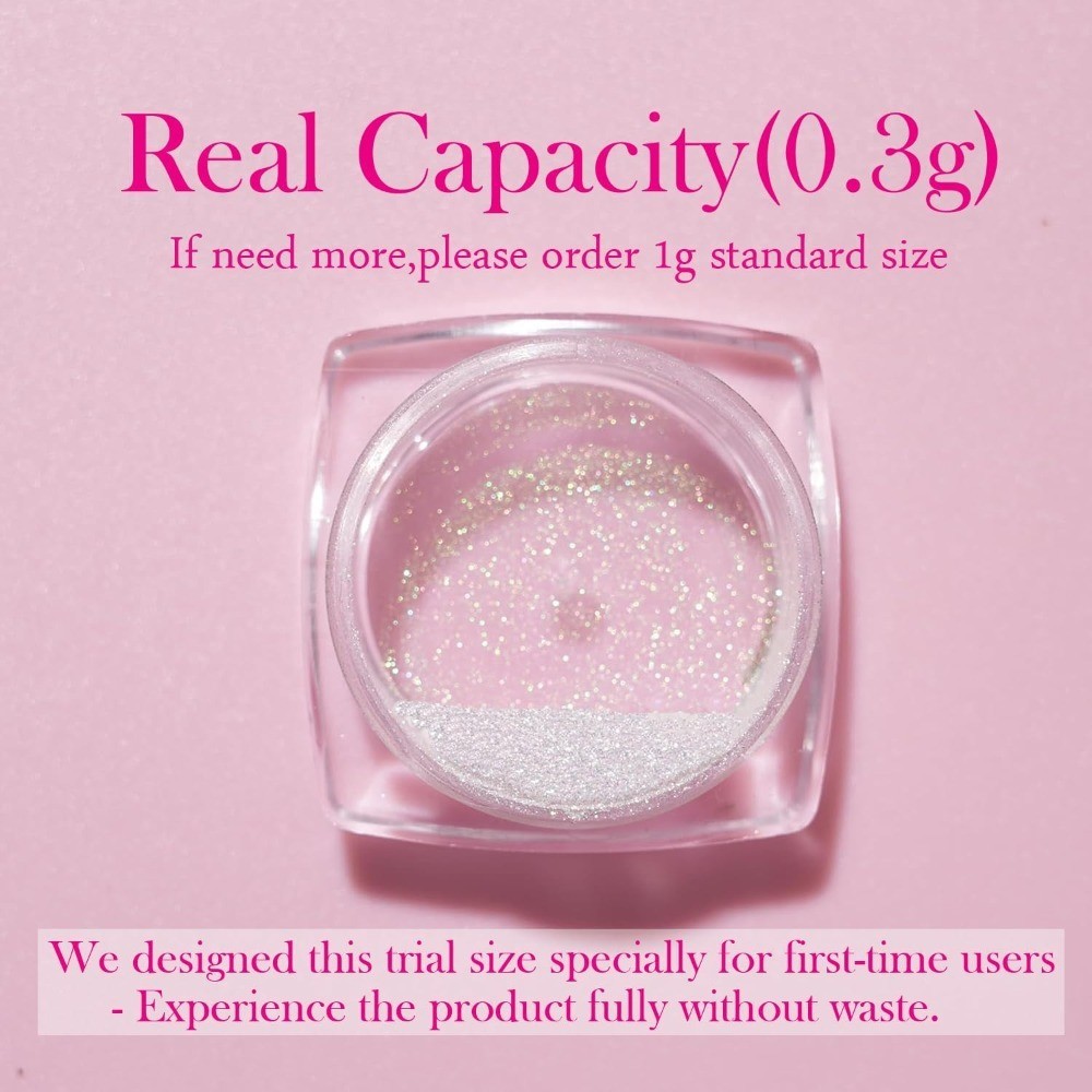 Unicorn Mermaid Chrome Nail Powder Aurora Iridescent Nail Art Glitter for DIY