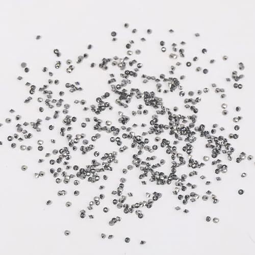 Mine Black Nail Rhinestones Kit Flatback Crystal Mineral Grey Mineral gray