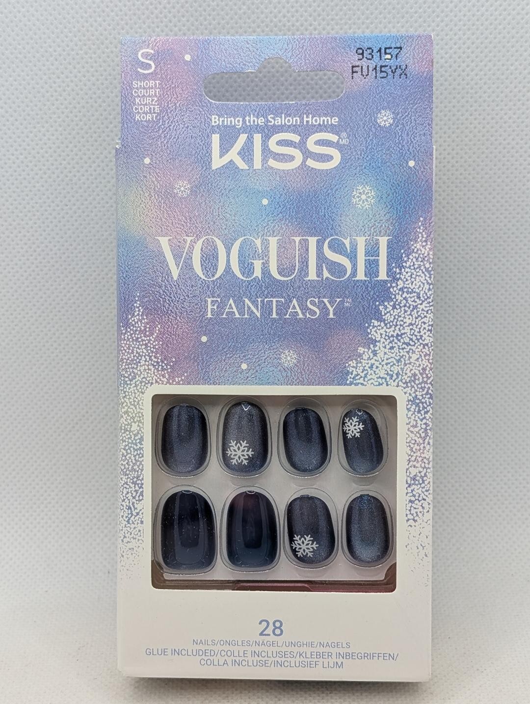 Kiss Impress Short Glue on Nails Voguish Fantasy 28 nails ~ You Choose one