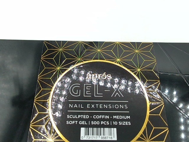 Apres Gel-X Sculpted Square Medium Box Of Tips 2.0 Natural