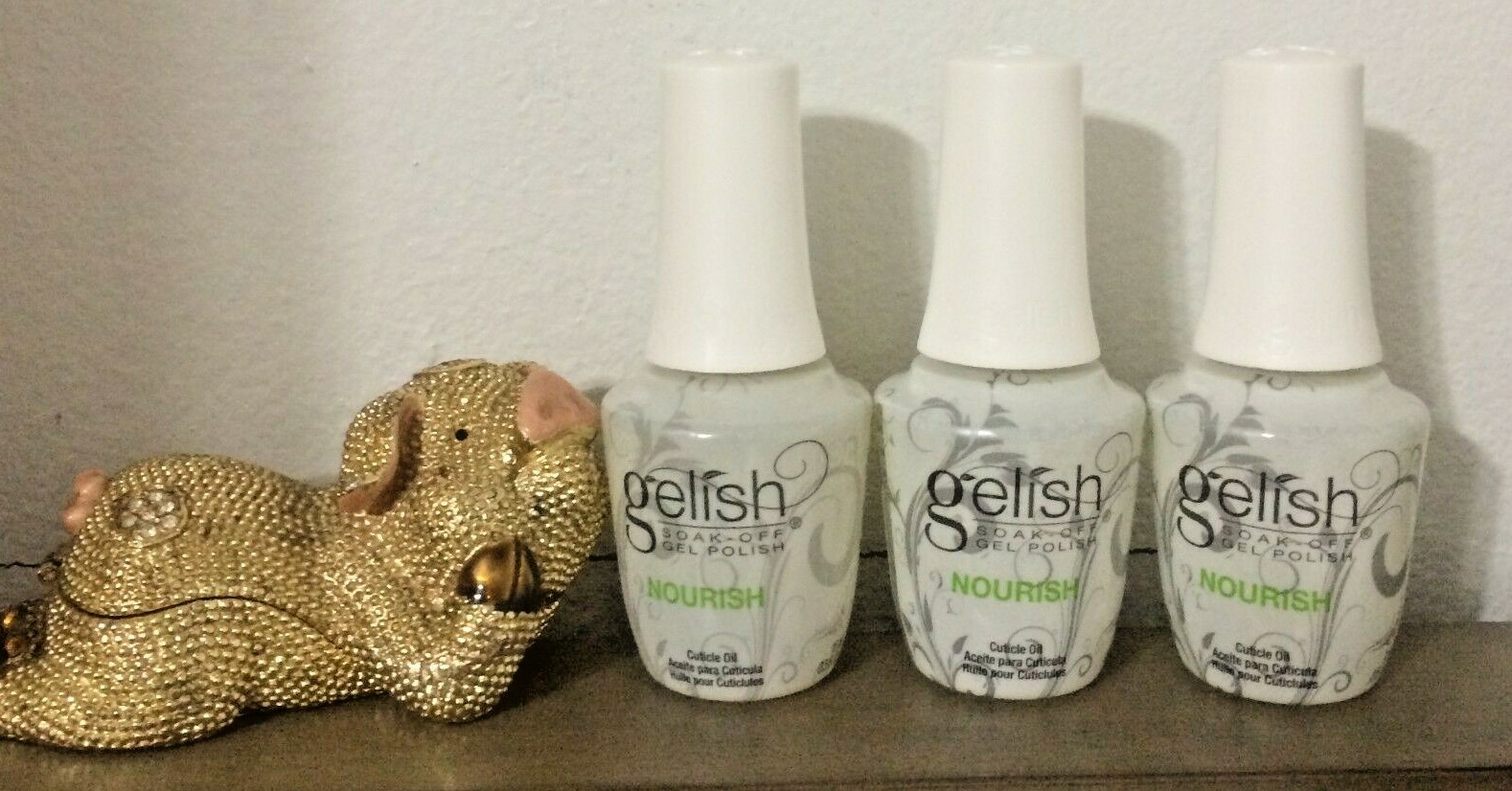 Harmony Gelish Nourish Cuticle Oil 0.5 oz (Pack Of 3) Brand New Bottle