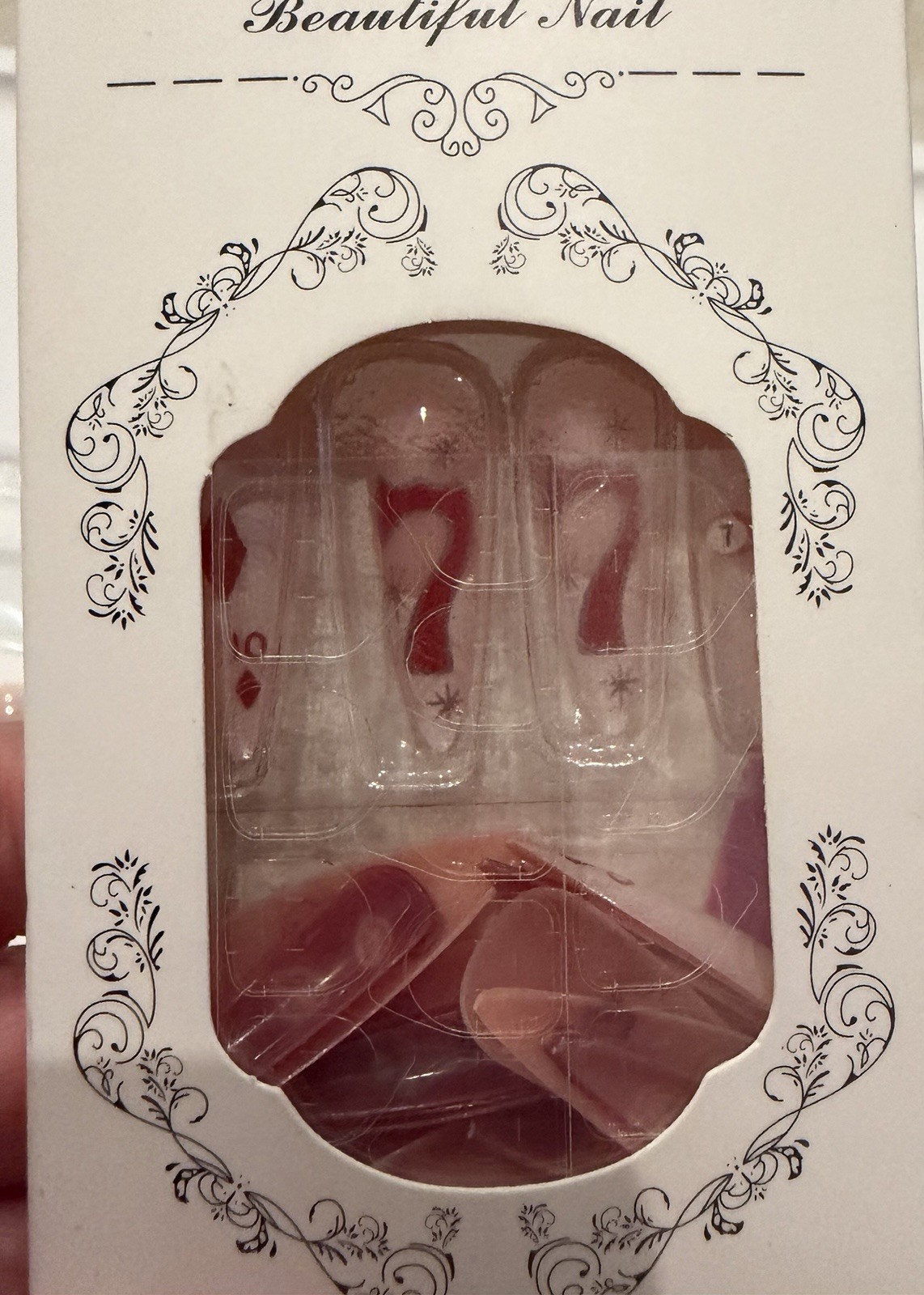 7 Pair Press On Nails. Medium and Multiple Size Sets. New In Package