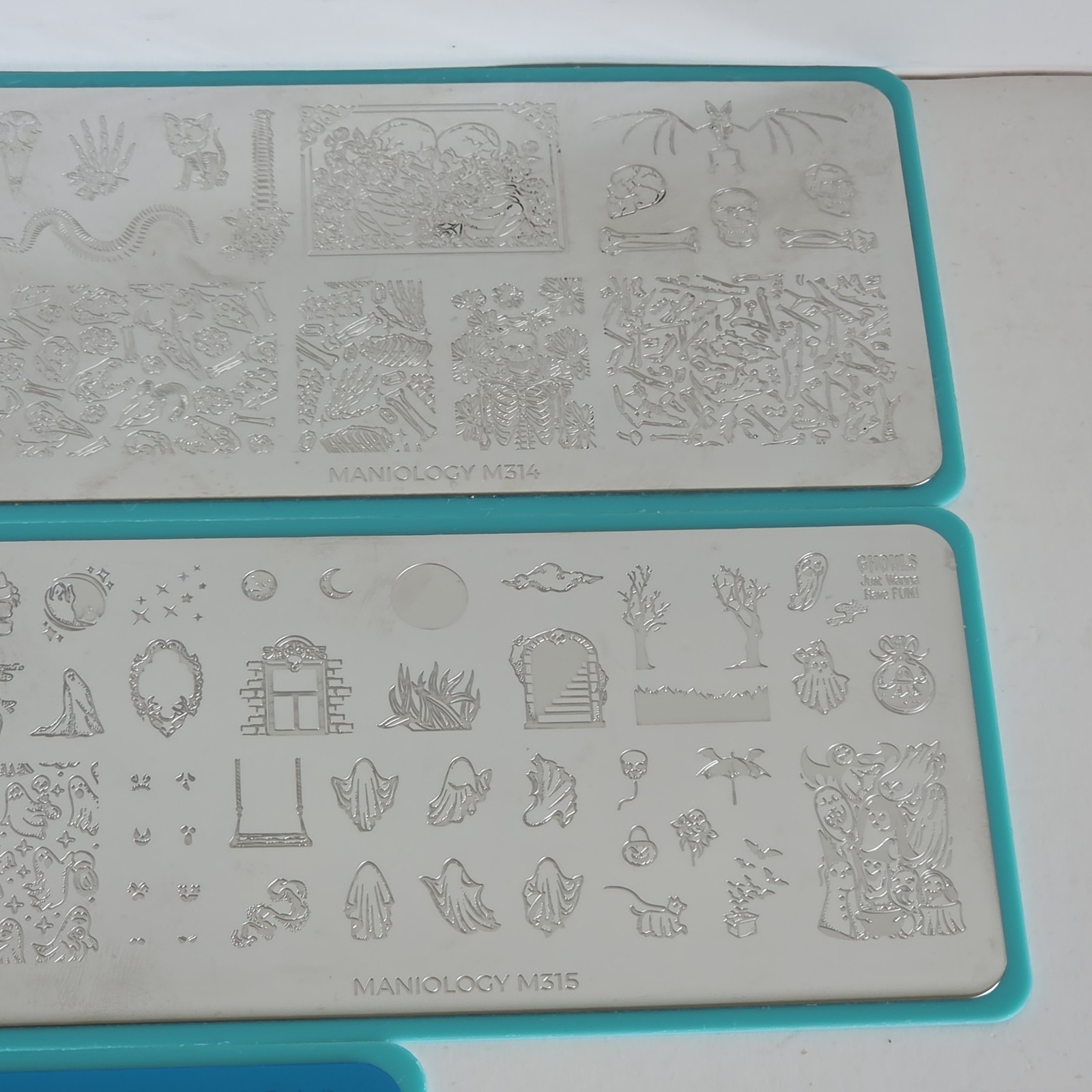(5) Maniology M312, M313, M314, M315, M316 Nail Stamp Plates Lot Of 5 SEE PICS