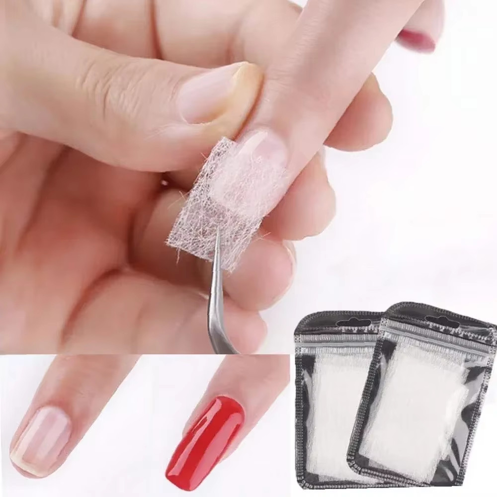 Fiberglass Nail Silk Wrap 10/20/50Pcs UV Gel Acrylic French Nail Extension Tool