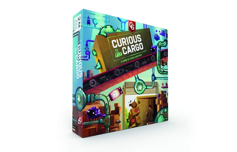 Capstone Games: Curious Cargo, Strategy Board Game, 6 Unique Eén maat, Blue