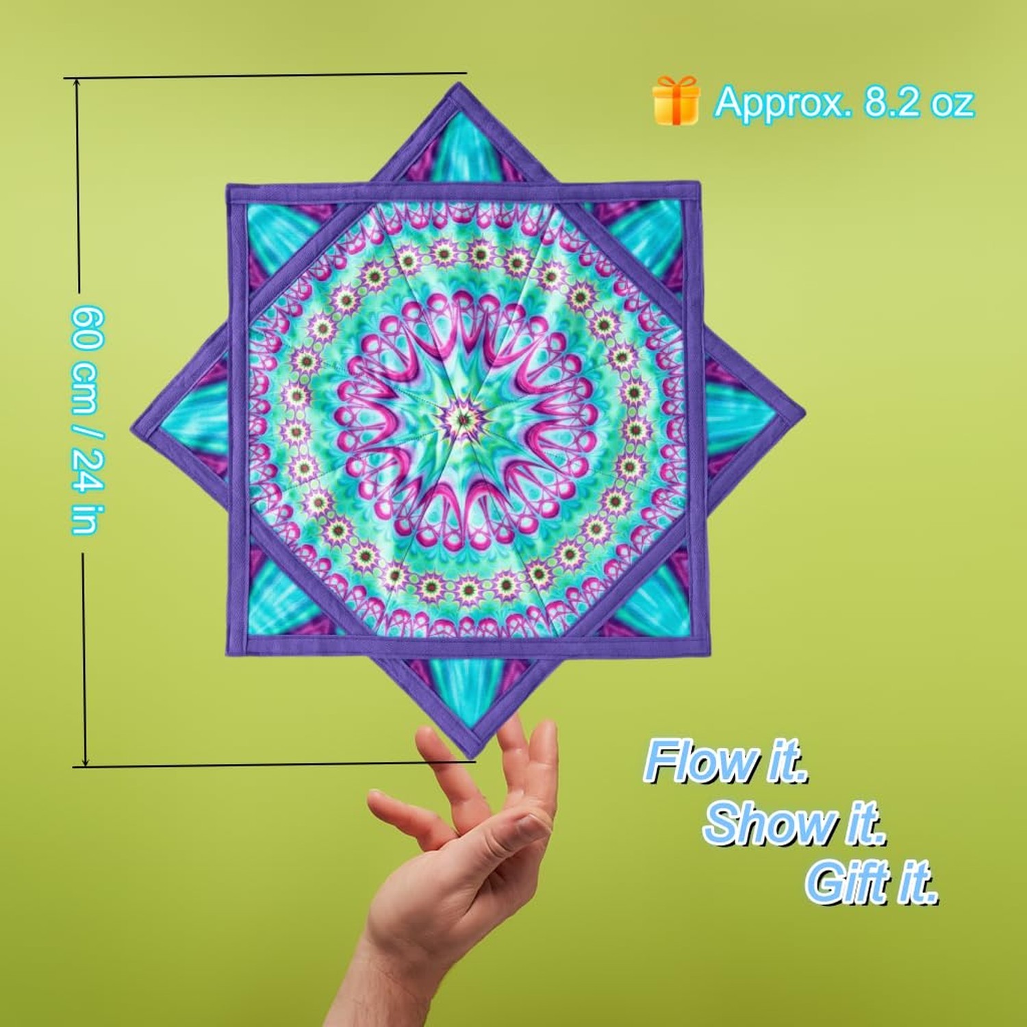 24″ Flow Star | Flowstar Spinning Cloth for All Skill Levels | Easy to Spin &…