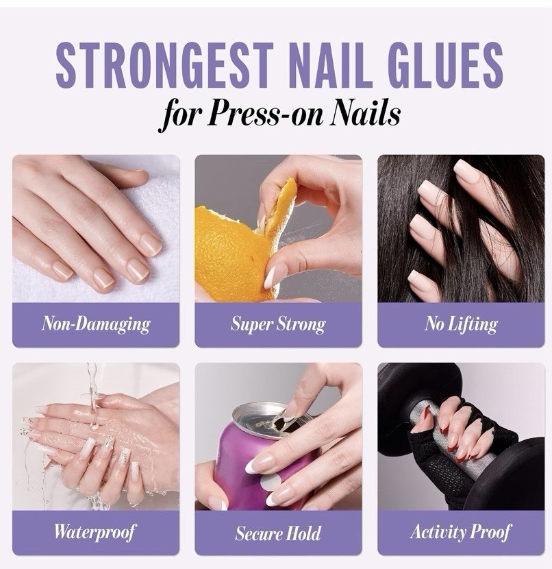 KISS PowerFlex Precision Nail Glue 3g Fast Drying Waterproof 62714 BGL311