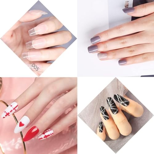 1Pcs Dual-ended Nail Design Brushes Rhinestone Handle Nail Art Liner Brush UV