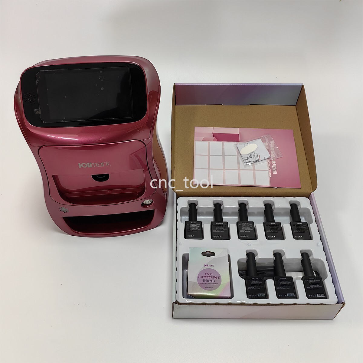3D Touch Screen Nail Printer APP DIY Auto Nail Art Printing Machine w/ Gel Dryer