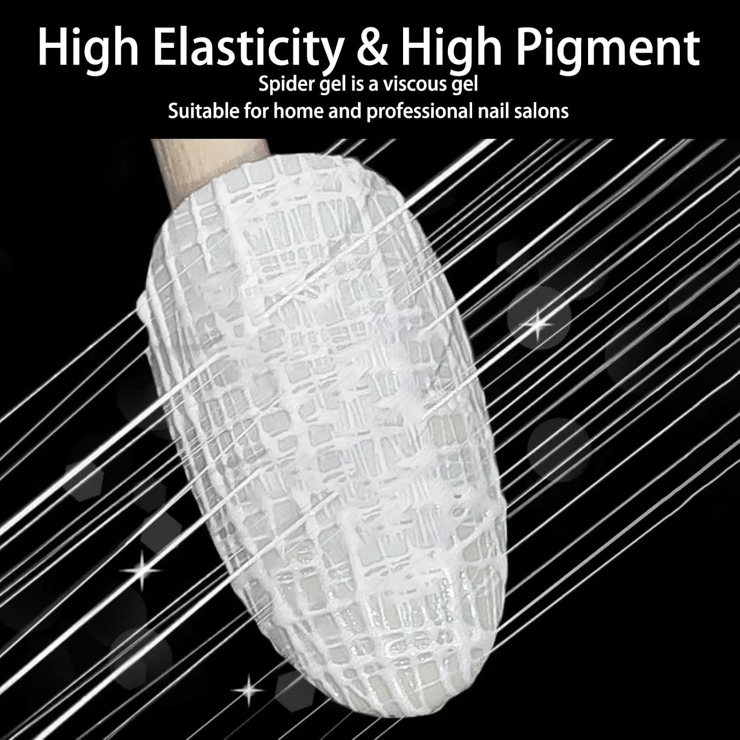 3D White Spider Gel for Nails Painting Spider Gel for Nail Art Polish DIY Nail D