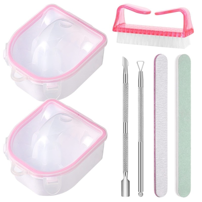 Nail Soaking Bowl,Gel Nail Polishs Remover Kit,Dip Powder Remover Tool,Nail