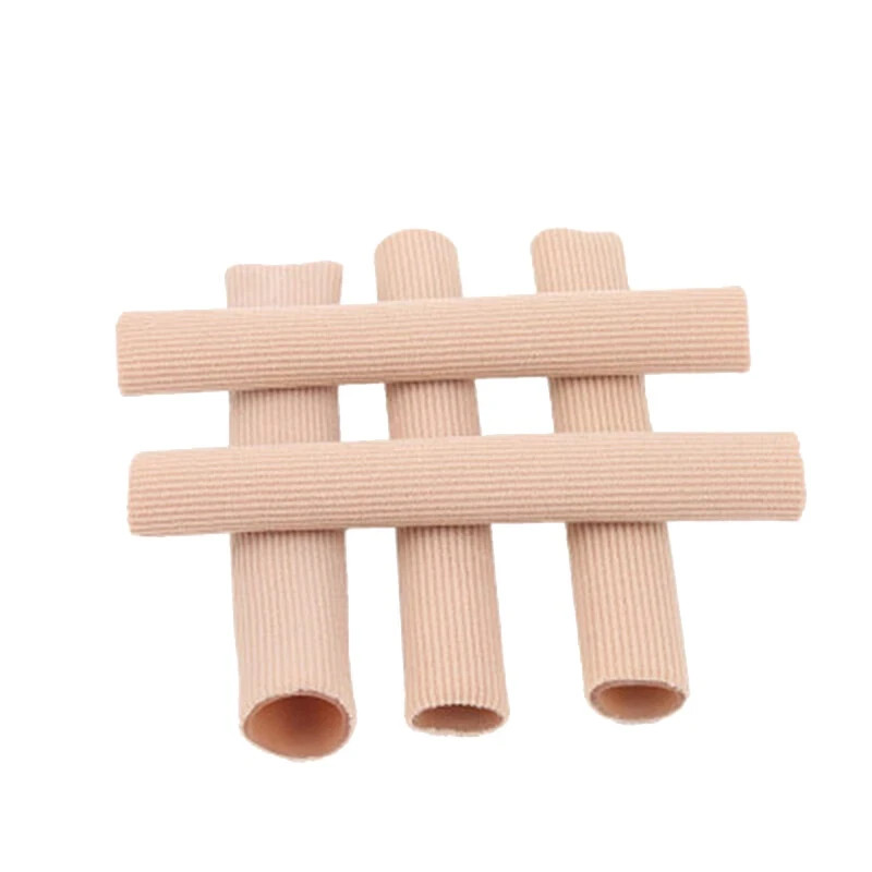 Fabric Gel Tube Bandage Cover Toe Finger Foot Pain Relief Feet Protector Protect
