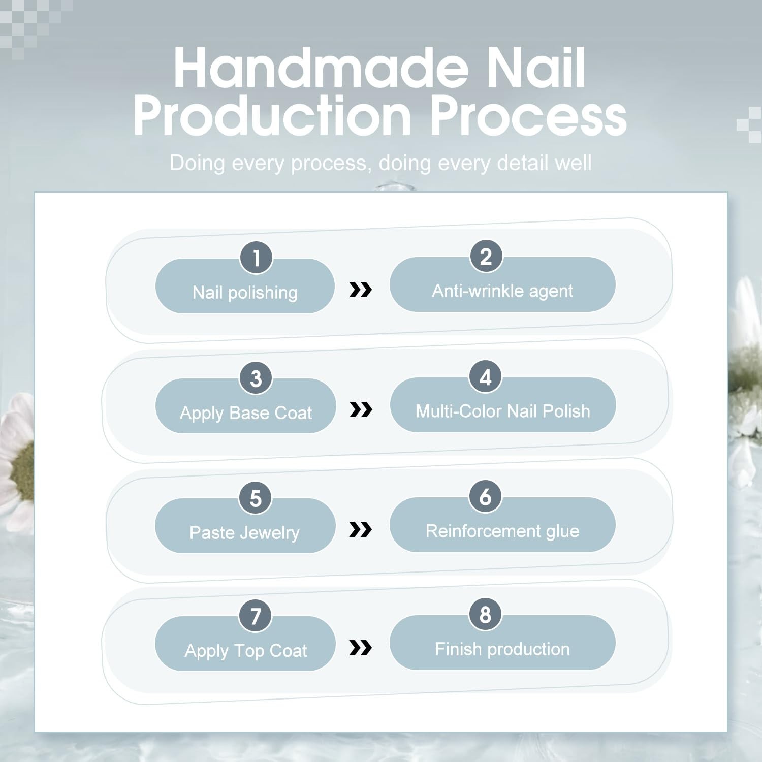 Press on Nails Butterfly Almond Shape Cat Eye Handmade 3D Fake Nail Tips Reus…