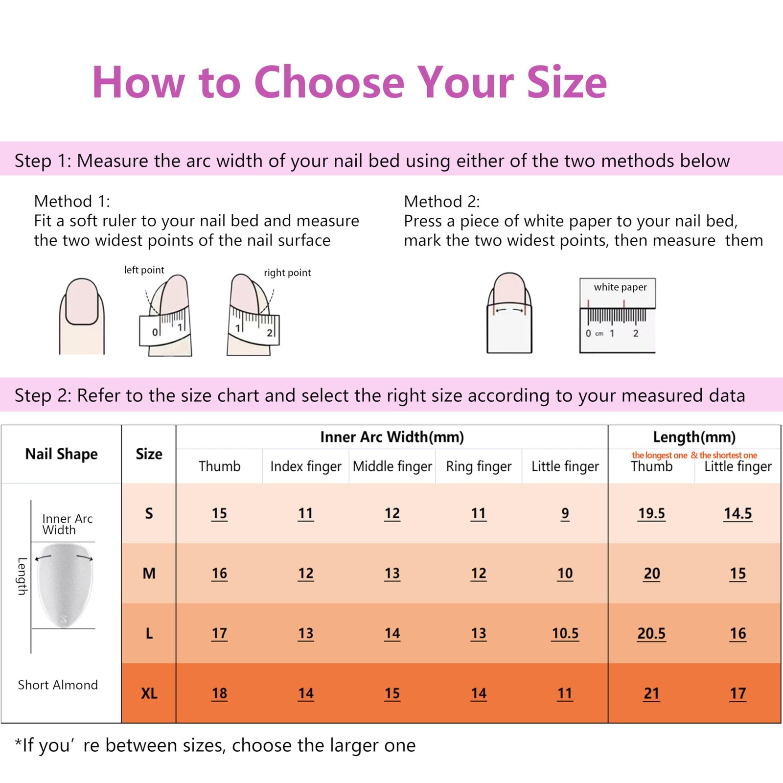 MOKAYIMO Milky White Short Almond Nails S