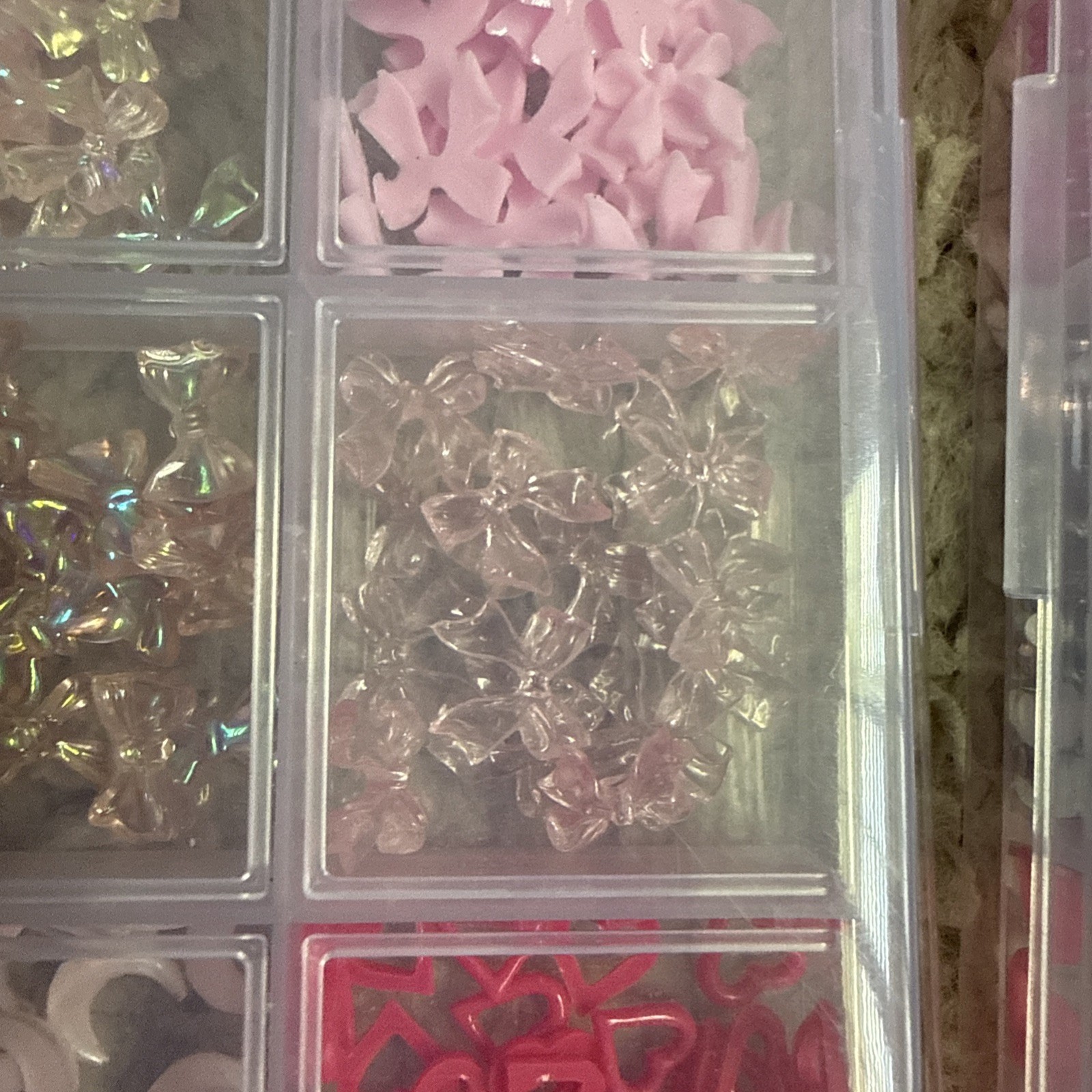 3000 Nail Charms Pieces Multi Shape New