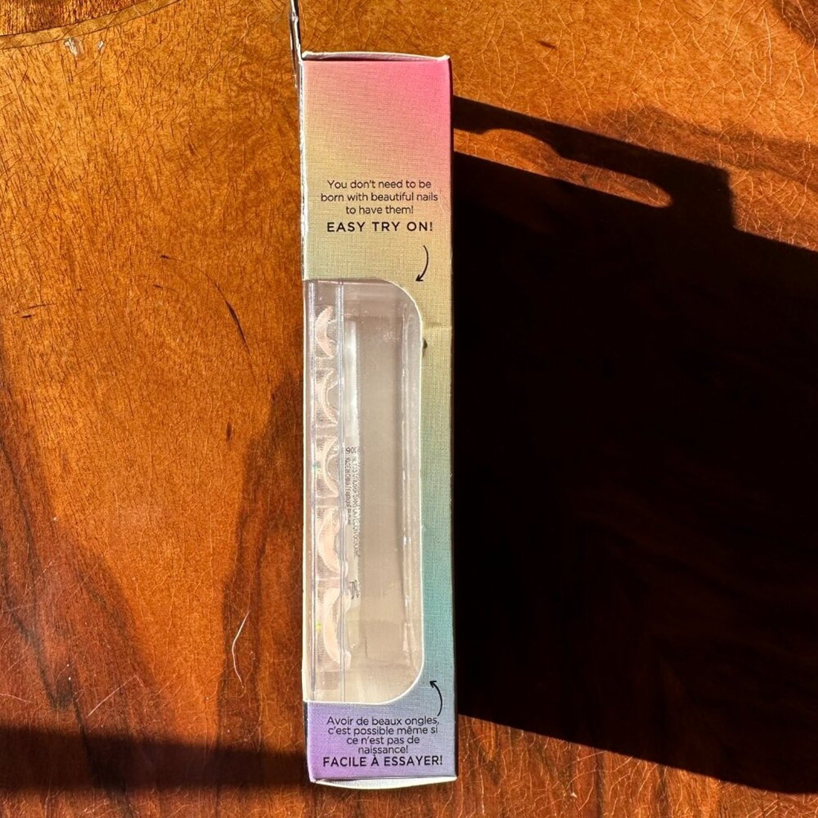 Sally Hansen Salon Effects Perfect Manicure Pride Nails Pink/Iridescent NIB