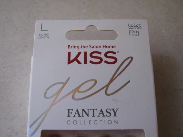 1 Kiss Gel Fantasy FS01 85668 LONG Solid Dark Pink Matte 28 Sculpted Nails