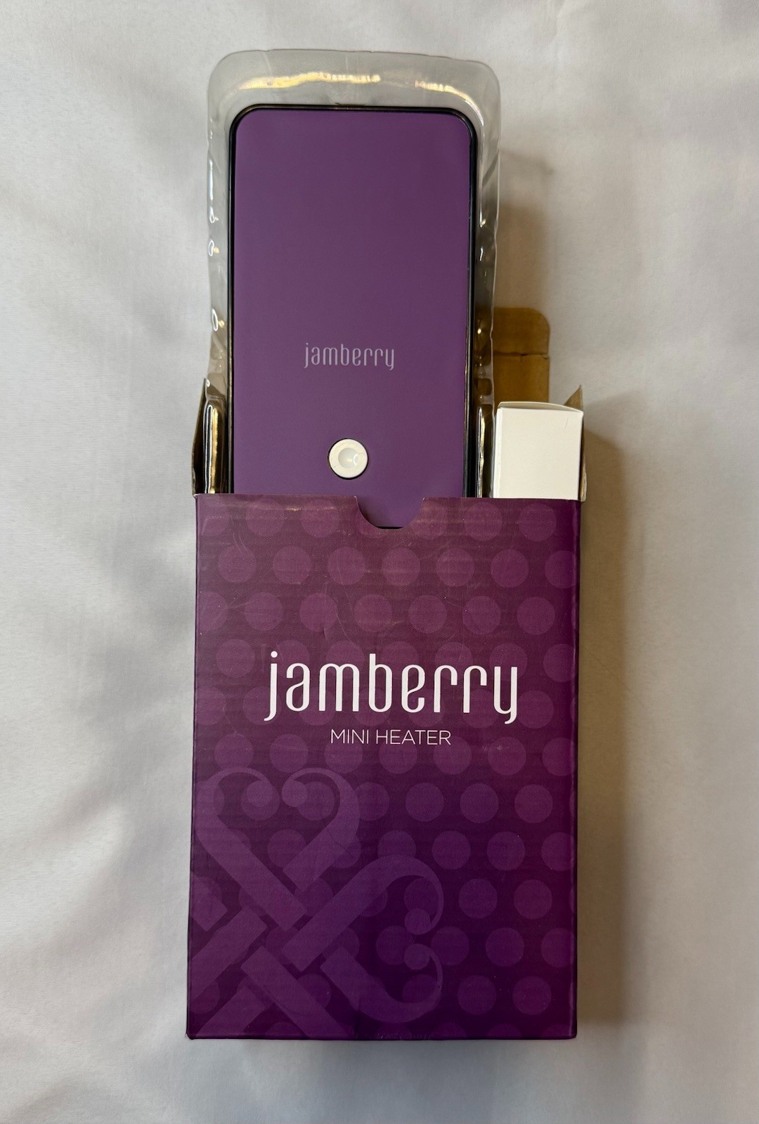 Jamberry Mini Heater NIB & Lot Of 7 Full Sheets + 1 Partial Sheet Of Nail Wraps