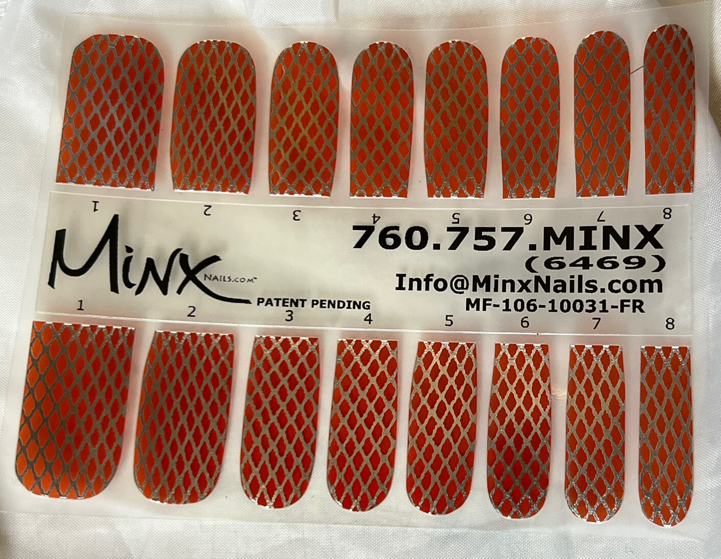 Minx Foil Nail Cover Nail Art Sticker Manicure Wraps