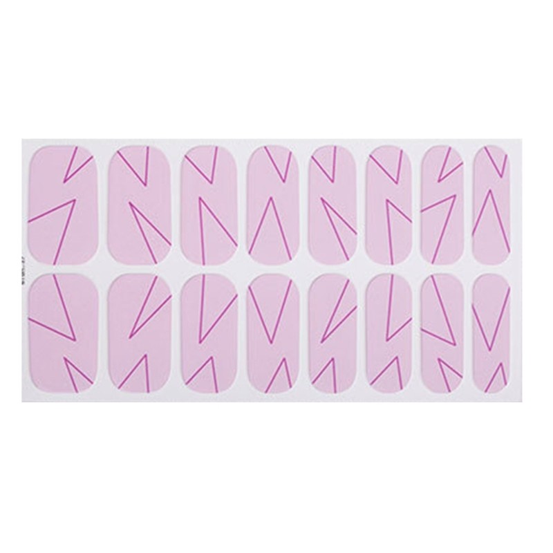 French Tip Nail Stickers Glittering Gels Nail Stickers Flowers Gels Nail Strips