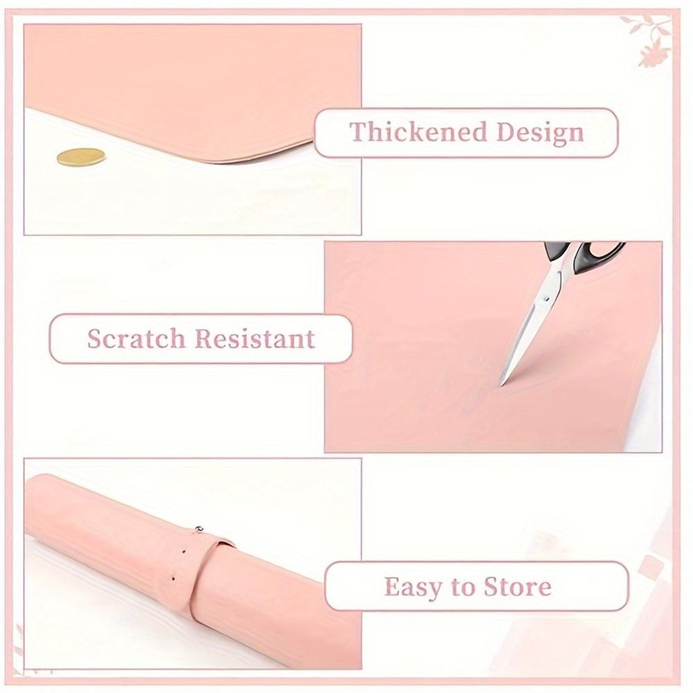 Foldable Nail Art Table Mat Hand Rest Pad Waterproof Scratch Resistant