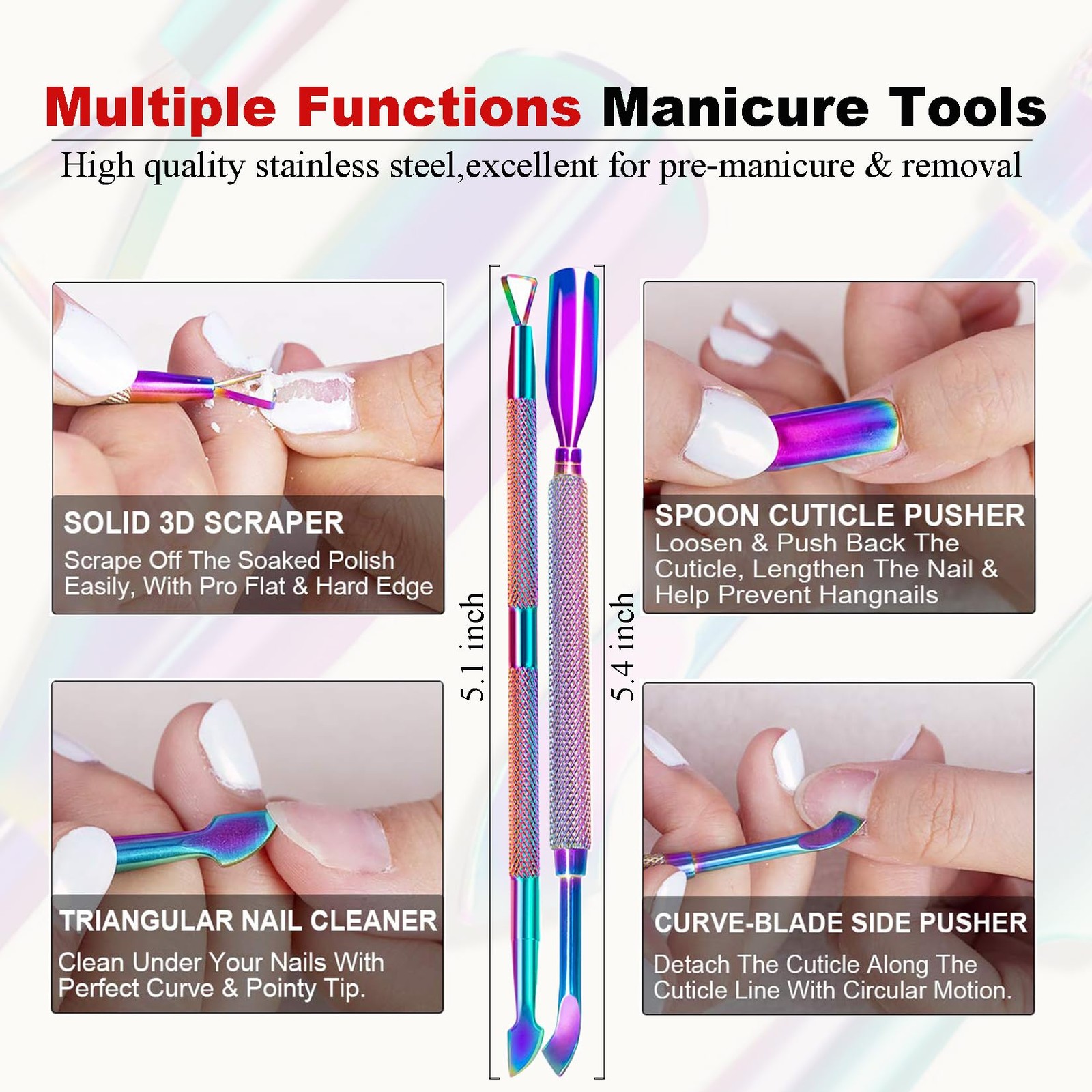Gel Nail Polish 0.5 Fl Oz (Pack of 1), 1pc Remover & Manicure Tools X4
