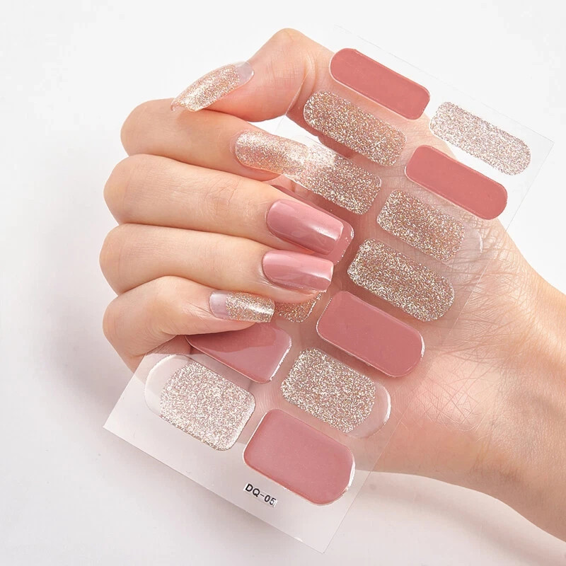 Share Full Size Nail Wraps Stickers Polish Toe Manicure Art Self Stick Decor3D