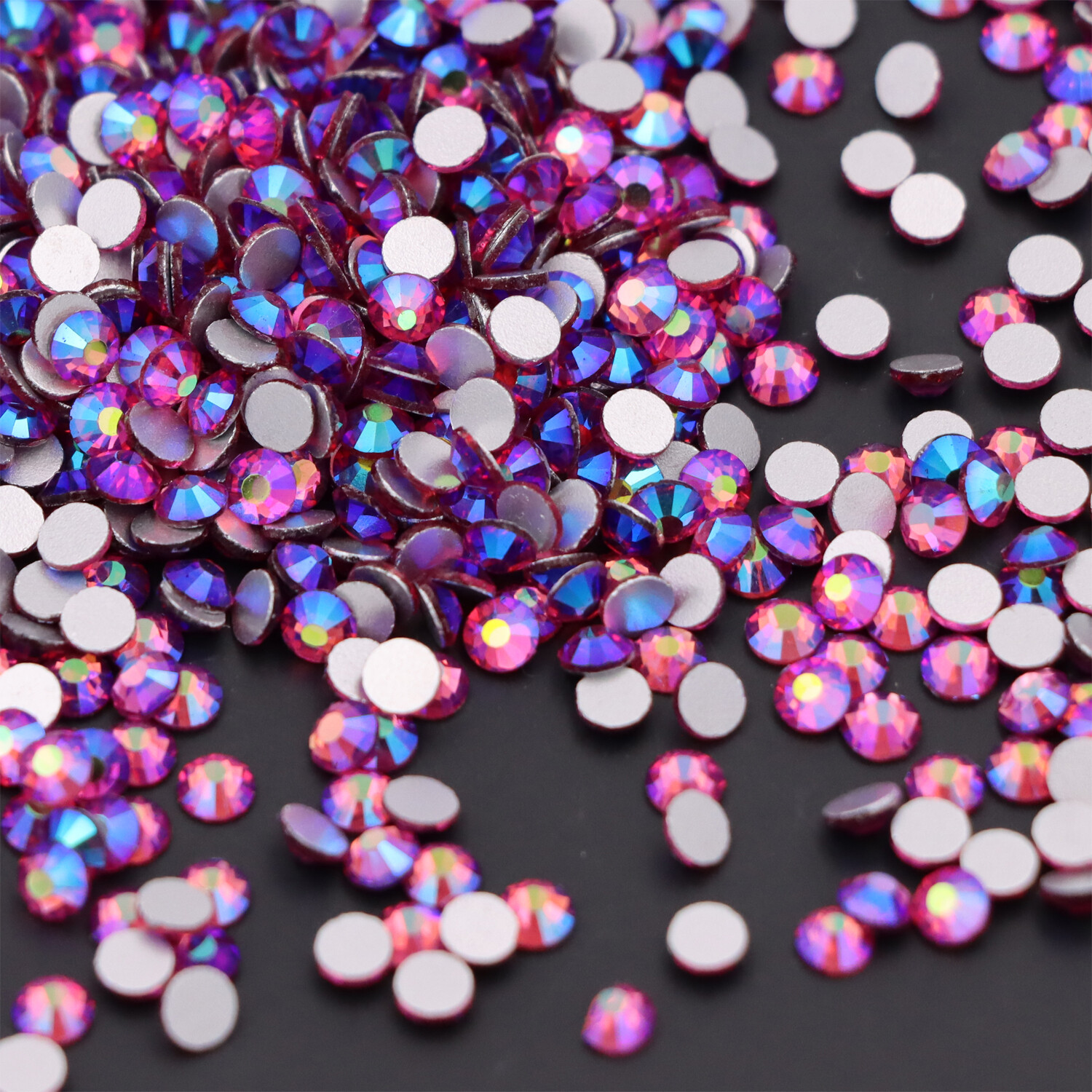Glitter Rhinestone Crystal AB Non Hot Fix FlatBack Strass Garment Nail Art Stone