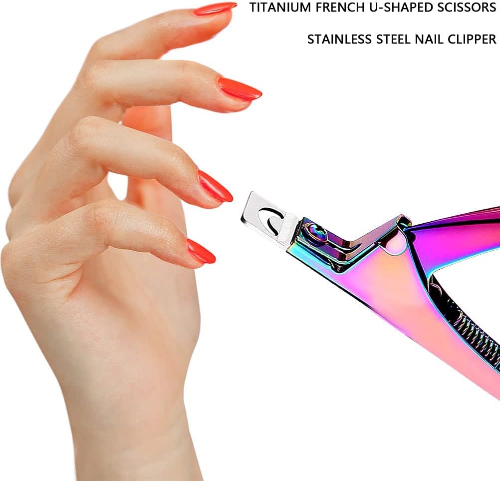 Professional Acrylic False Nail Clippers for Acrylic Nails Nail Tip Cutter Nail