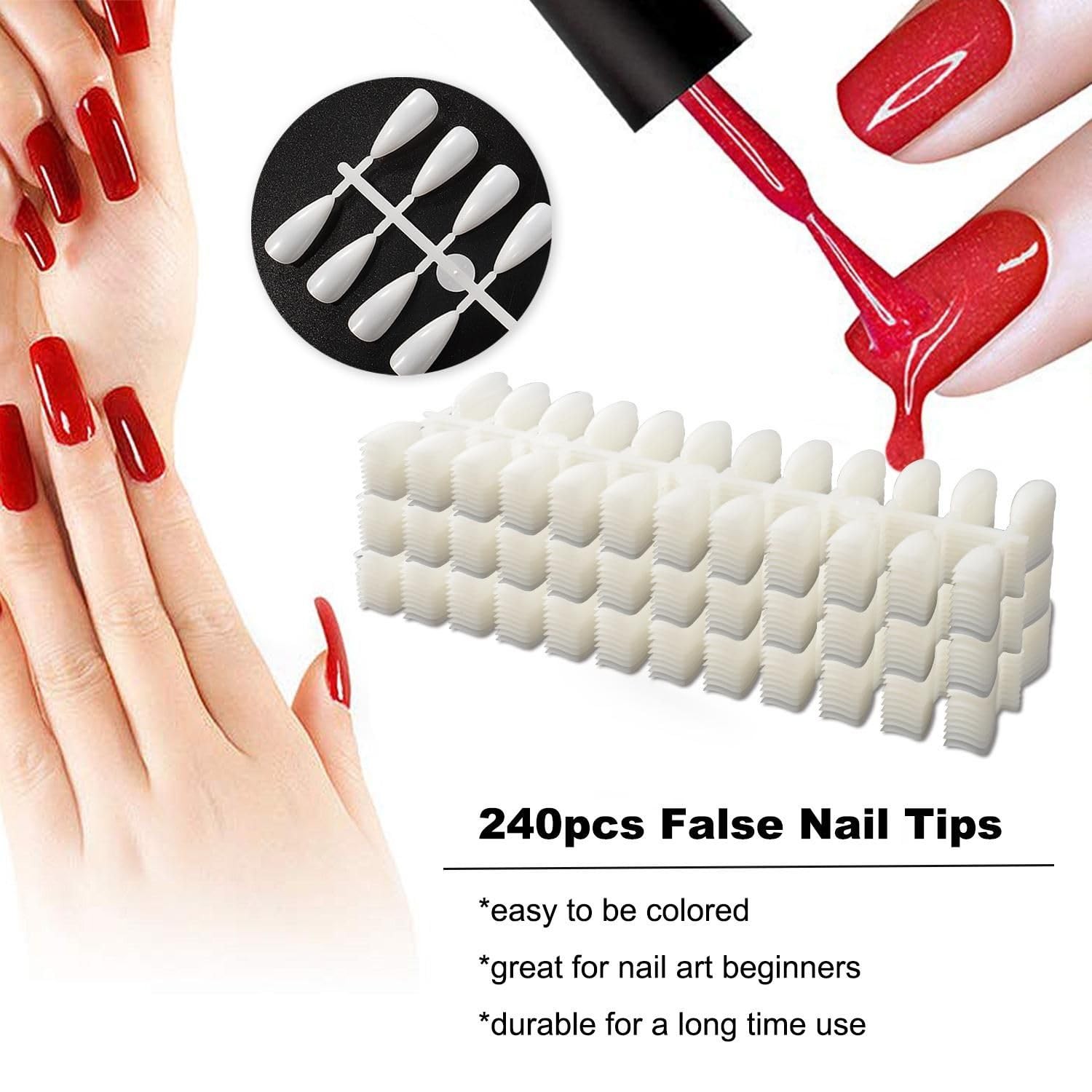 Acycoin2A 216 Nail Color Chart Display Gel Polish Book 29×21.7×2.8cm, A