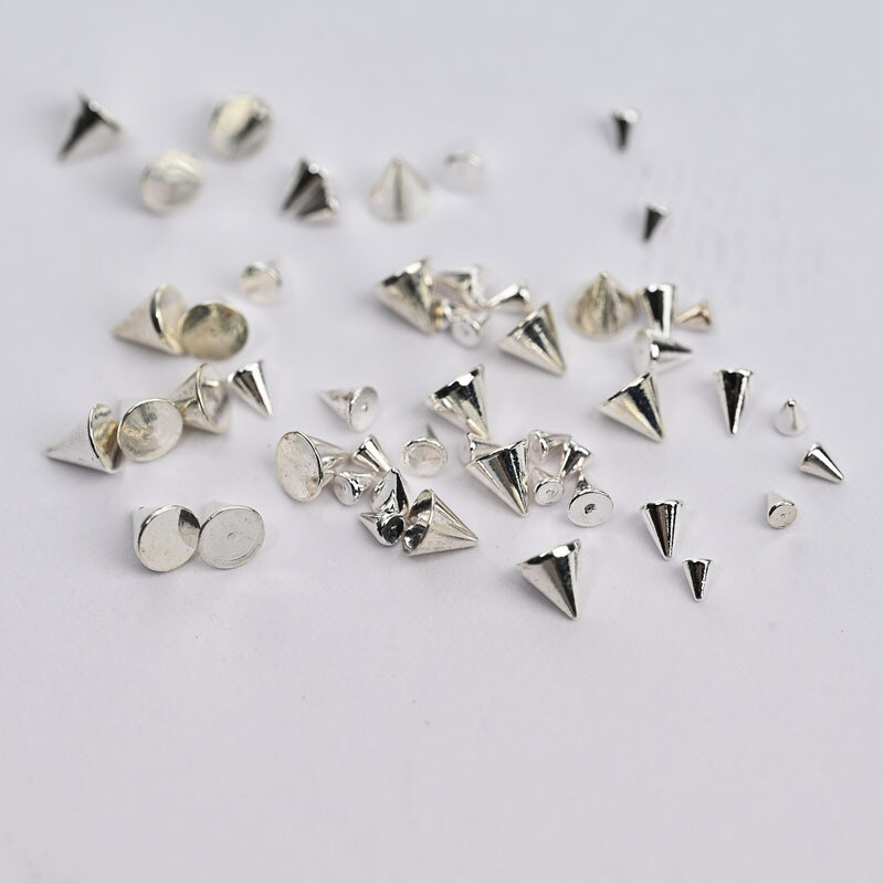 Nail Art Rivet Decor Punk Manicure Spikes Metal Studs Decor Charms Nail DIY