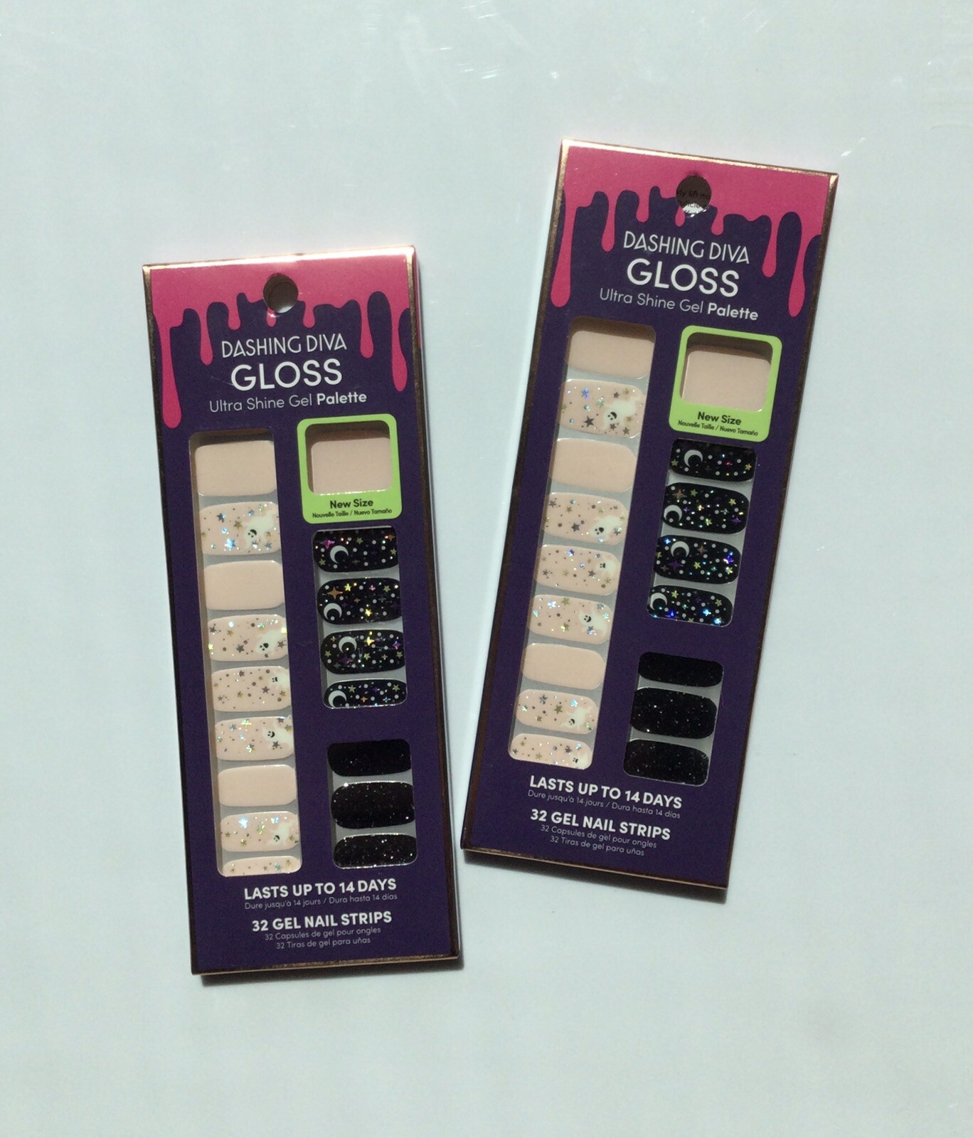 Dashing Diva Gloss Ultra Shine Palette Gel Nail Boo Crew 2 Packs