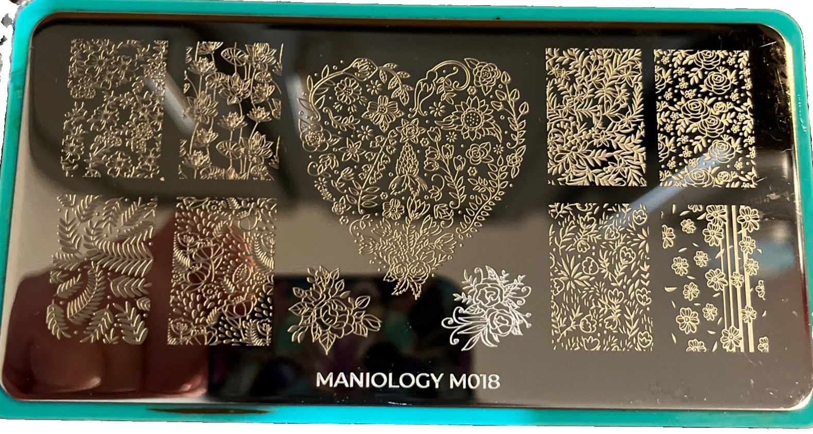 Maniology Nail Stamping Plates – Misc. Design – M193, M300, M018