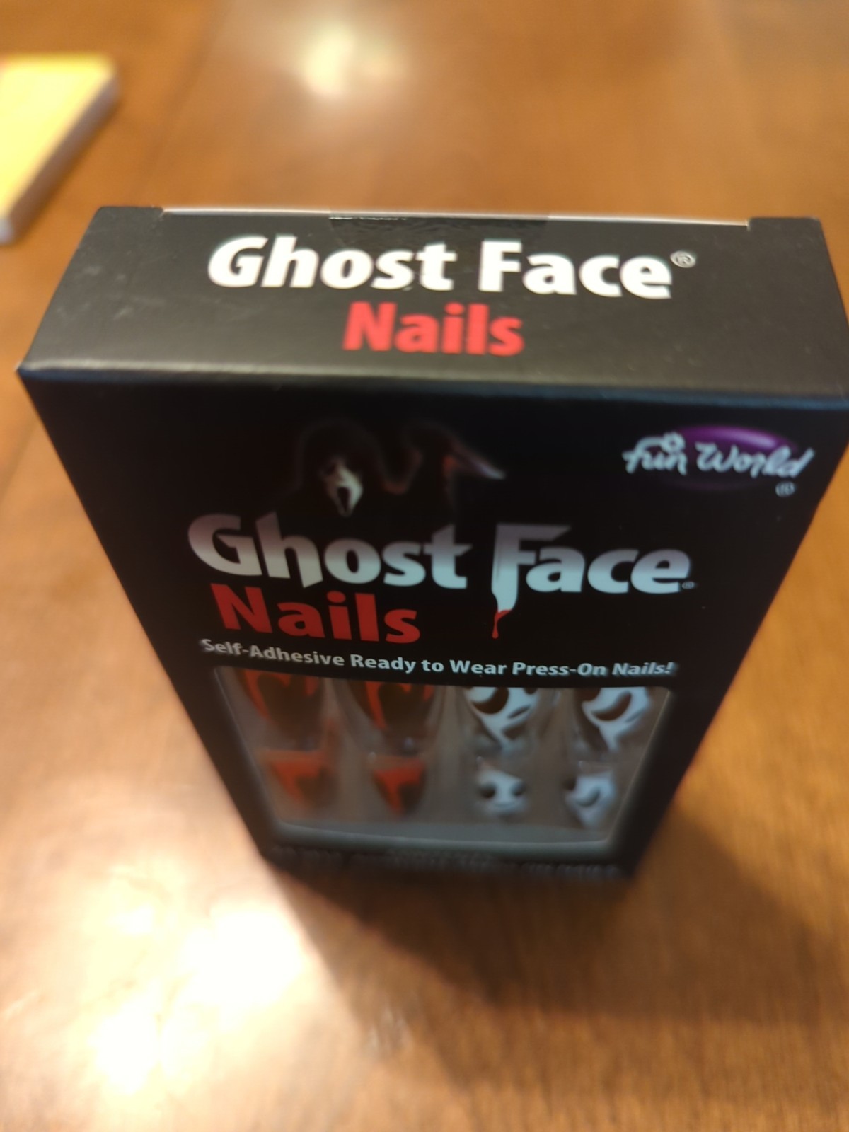 Scream Official Horror Movie Ghost Face Press-On Nails Fun World New