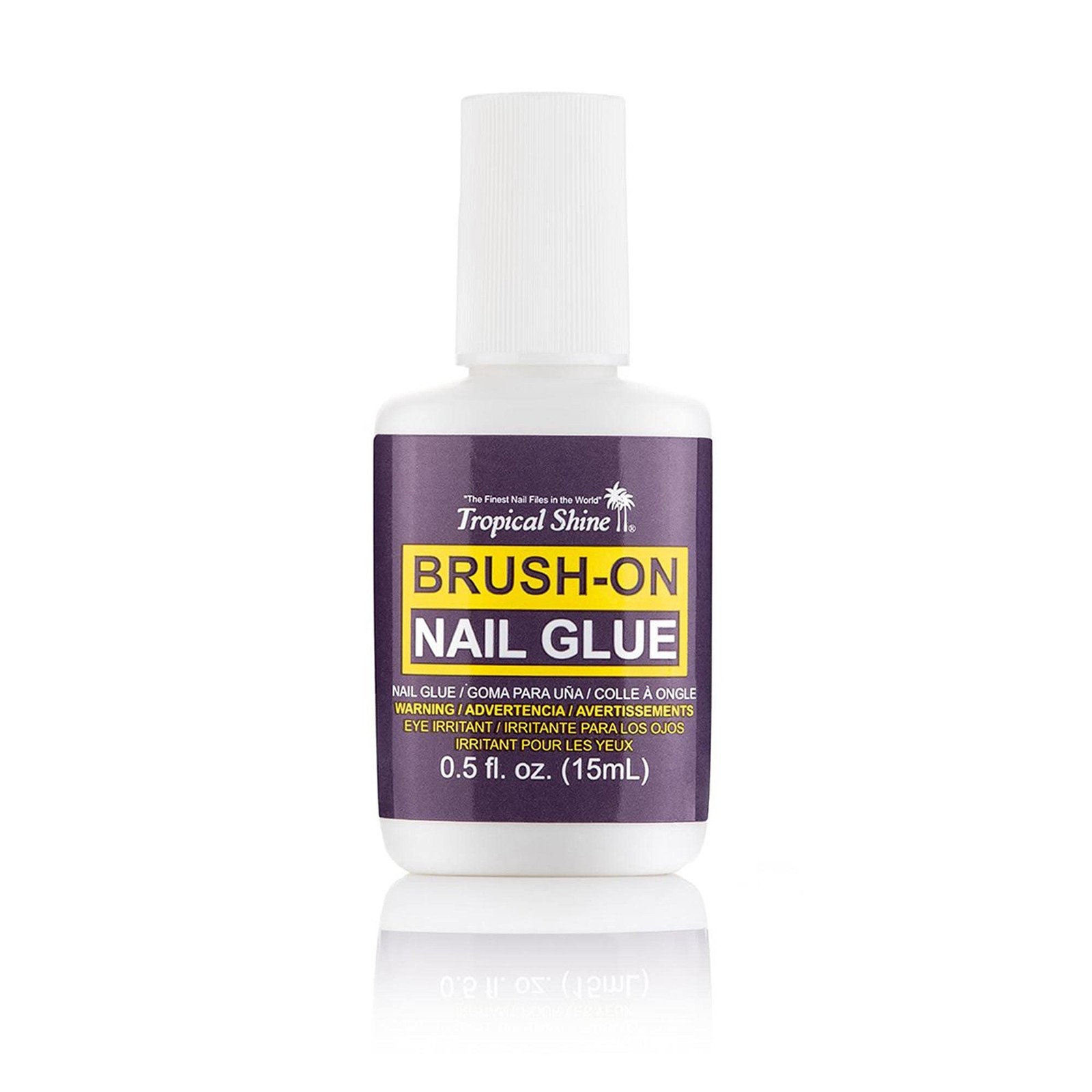 Brush On Nail Glue 0.5 oz – Quick Dry Adhesive for Press On Nails – Strong Bond