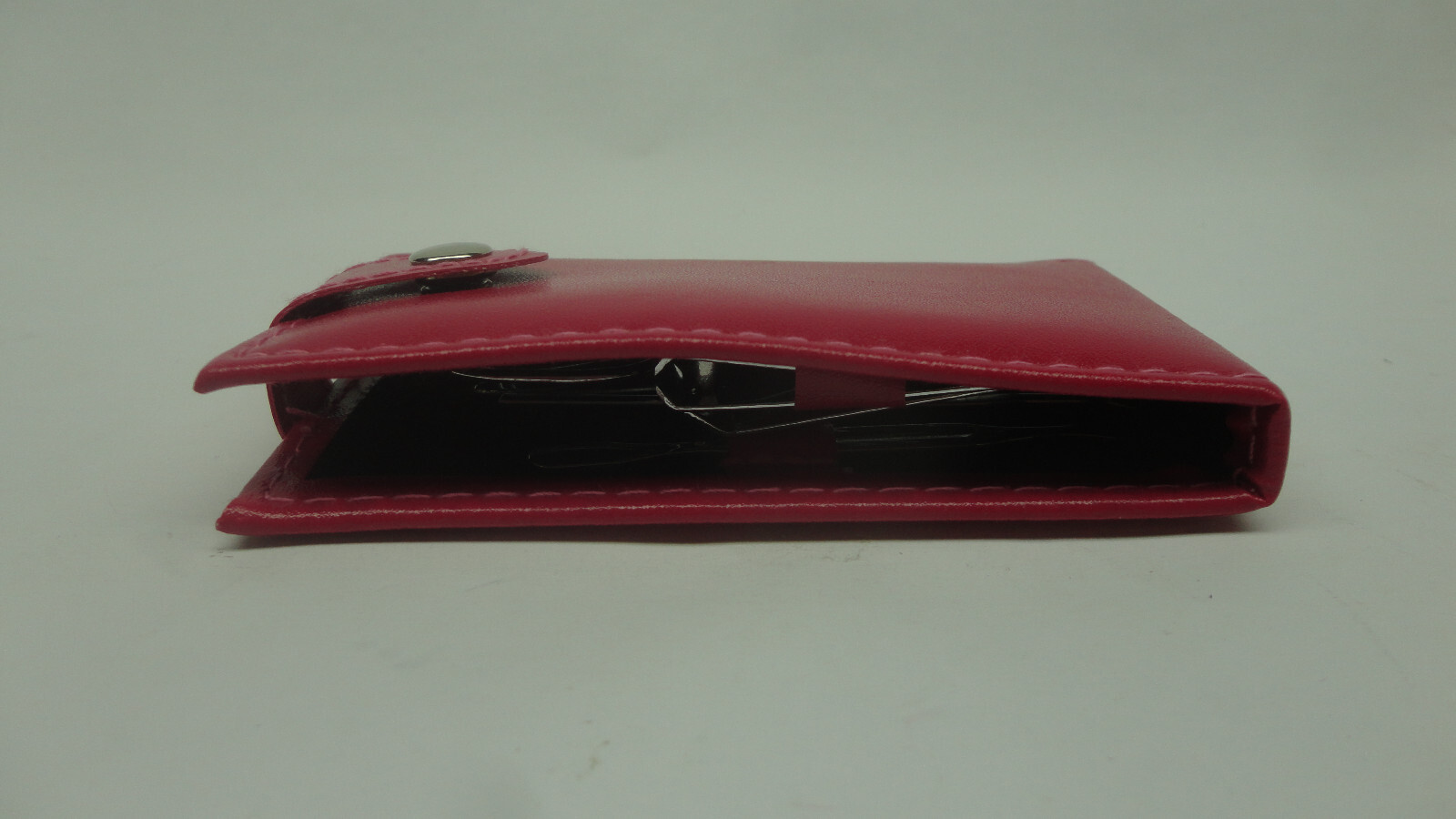 6 Pc Manicure Set w/pink faux leather travel carry pouch Macys ~Lot of 12 Sets~
