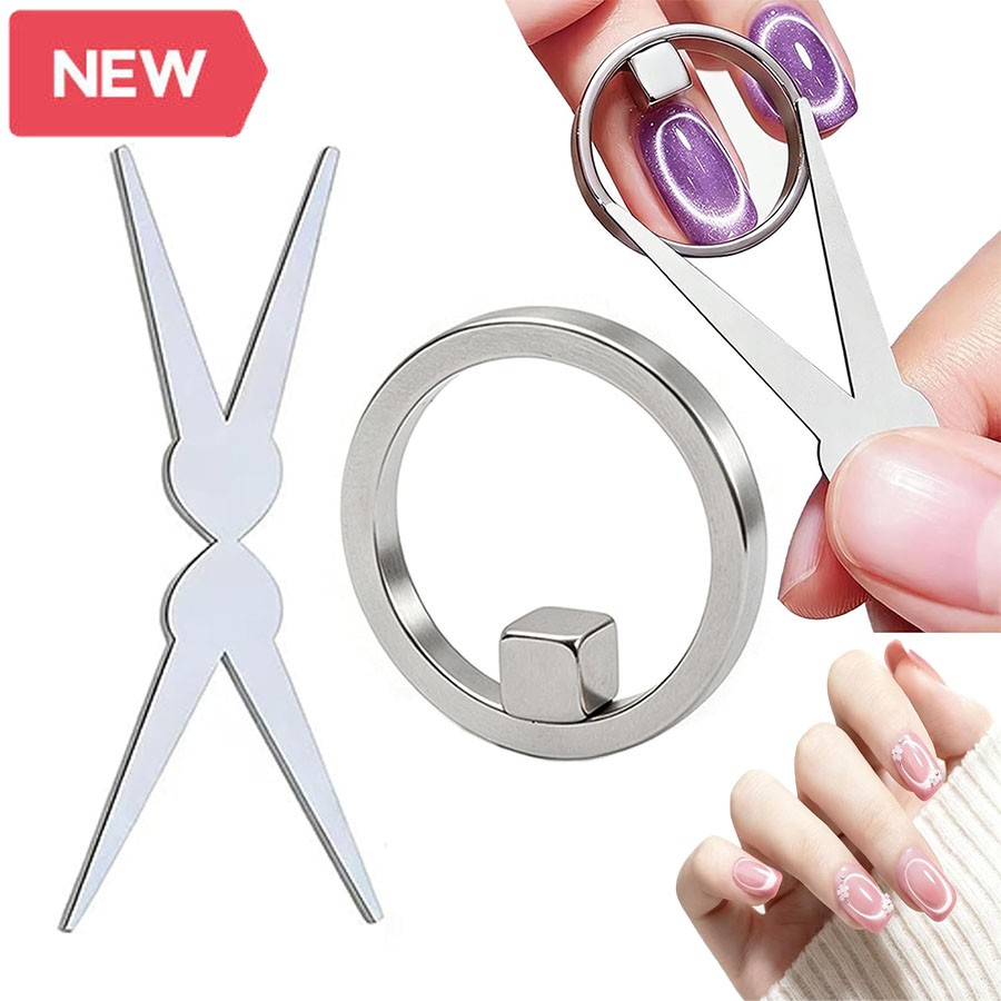 Ring Cat Eye Magnet Tool Create Perfect Cat Eye Nails, Magnetic Nail Art Tool