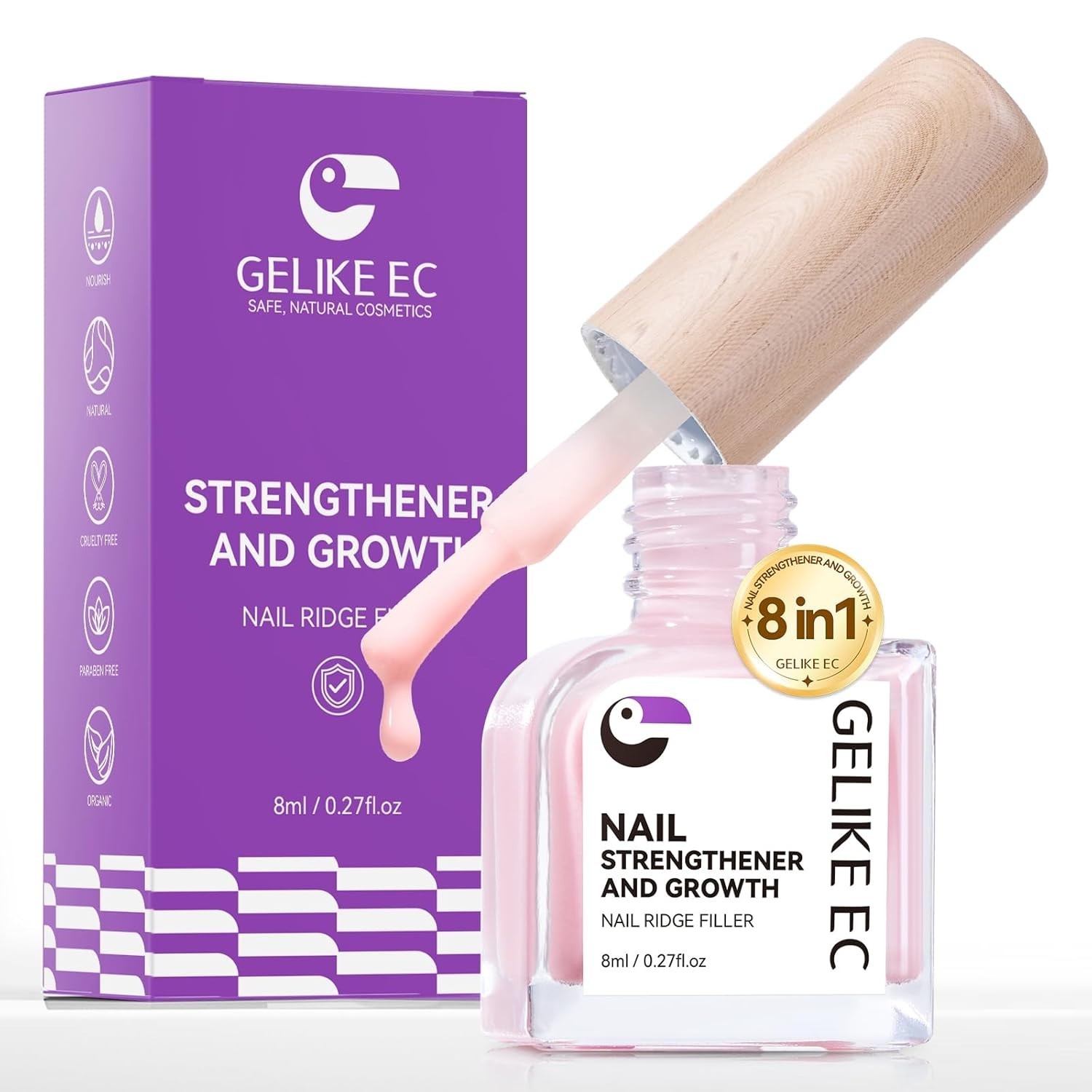 Gentle Nail Repair Gel – 8-in-1 Solution for Flawless Manicures & Healthy Growth