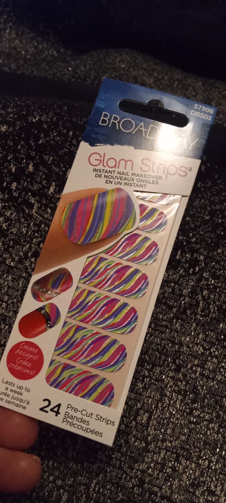 Broadway by KISS *GLAM STRIPS* for Nails, Many Designs, Price per Pack✨