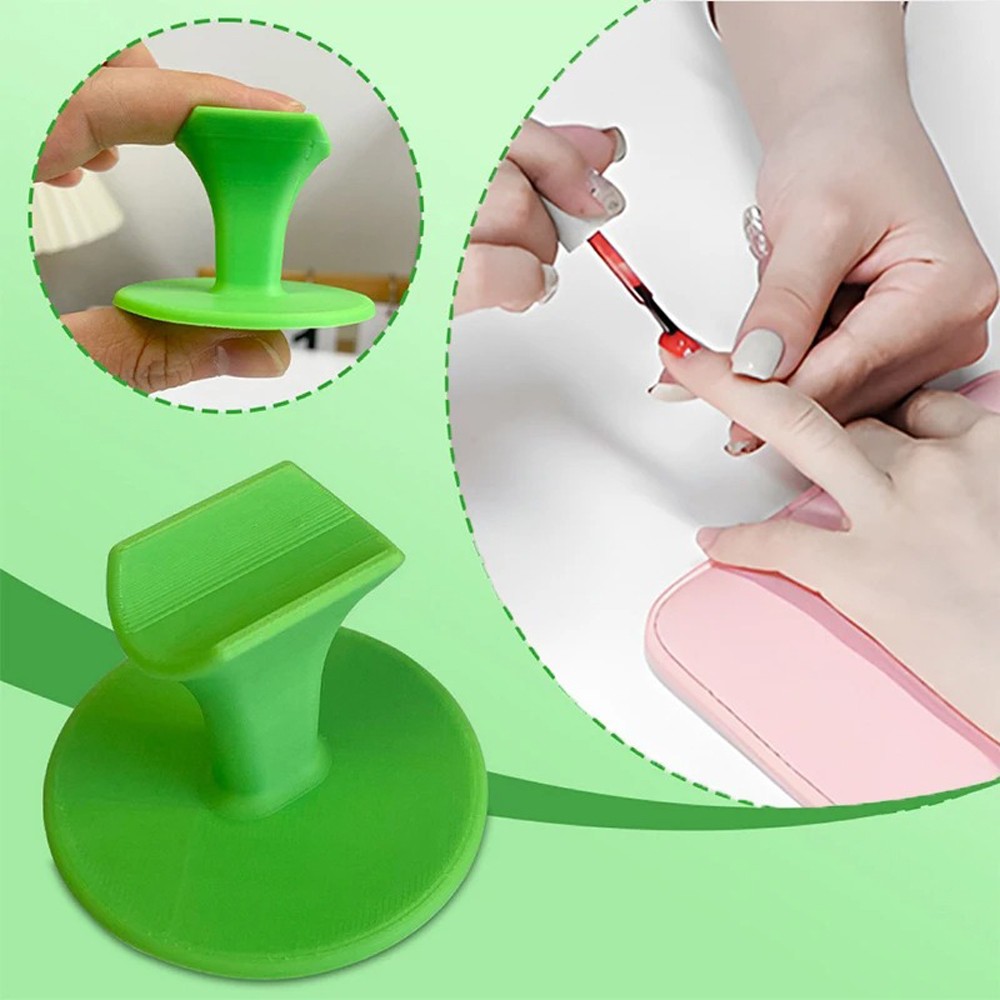 3D Printed Nail Art Steady Holder Compatible with Nail Painting (Finger Support)