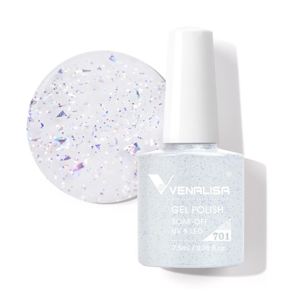 VENALISA Elegance Starts Here GEL NAILS SYSTEM – 12-Piece (701, 702, 58, 60)