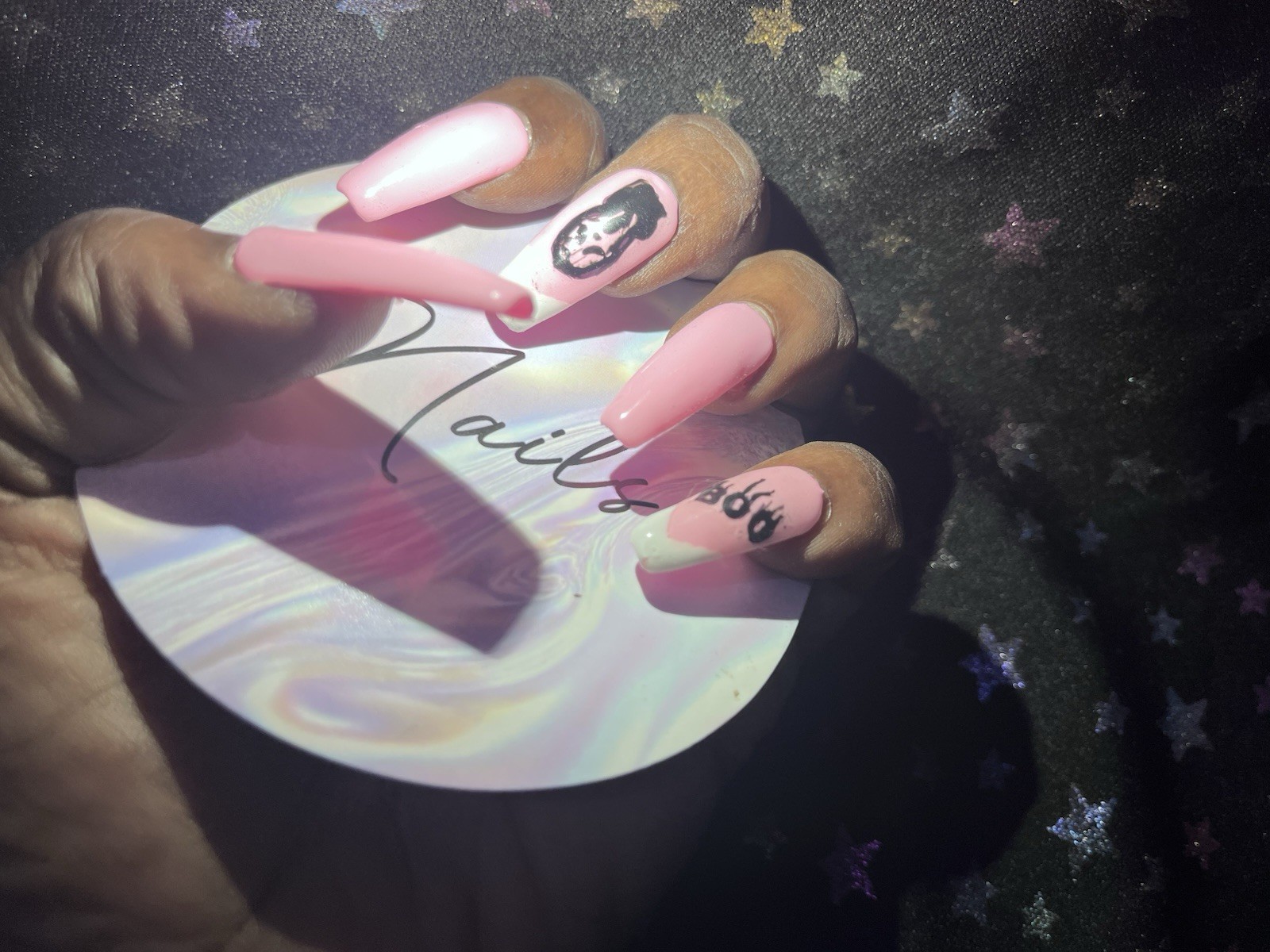 Boutique Sage Handmade Press On Nails Scream Theme Short Square