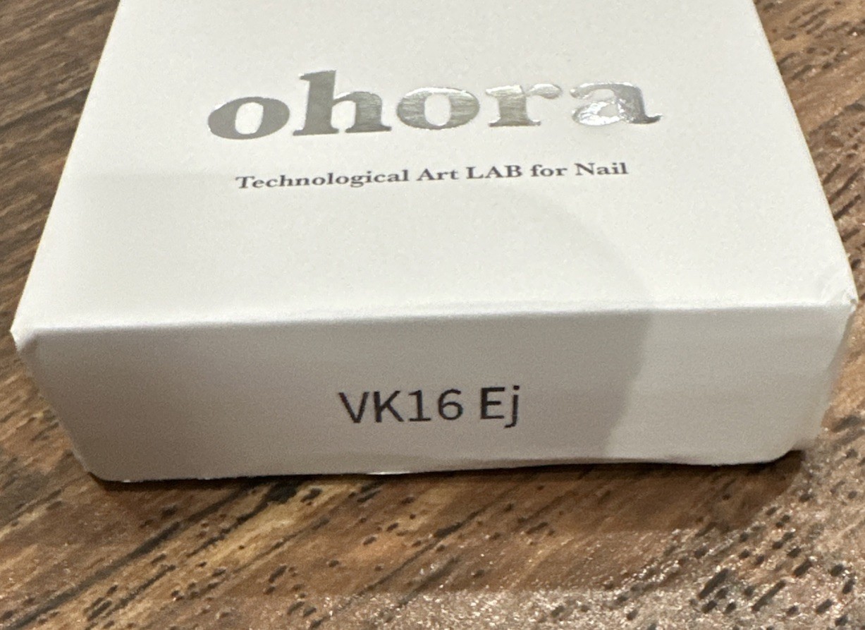 Ohora Semi Cured Gel Nail Strips N Flower Champagne ND-037-G