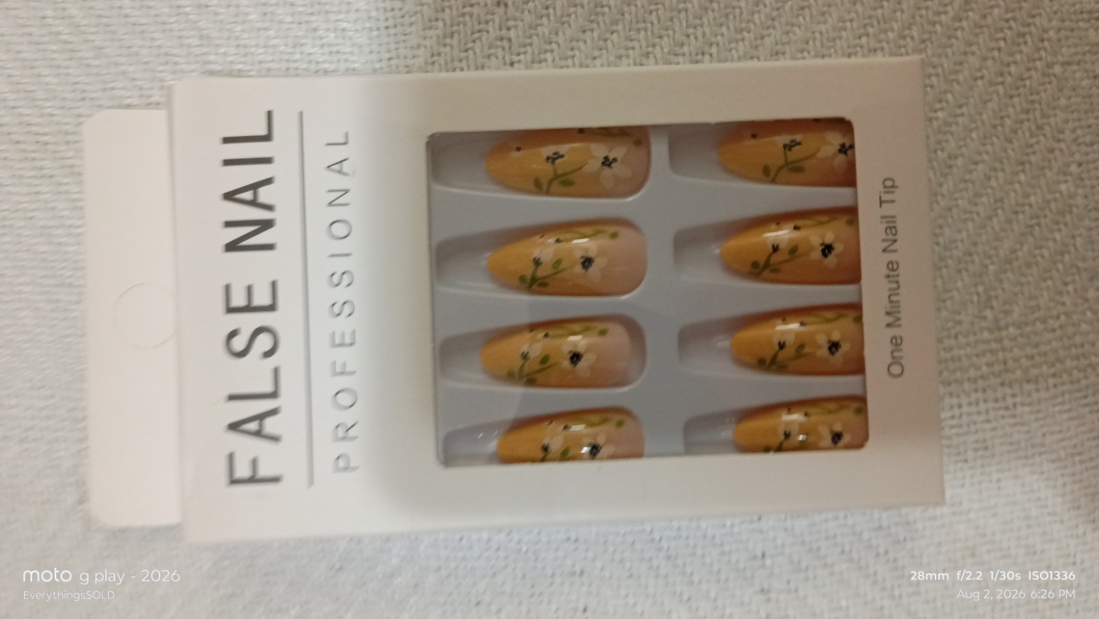 Bulk Set All Different Size Press On Nails with Glue And Mini Files . NEW!
