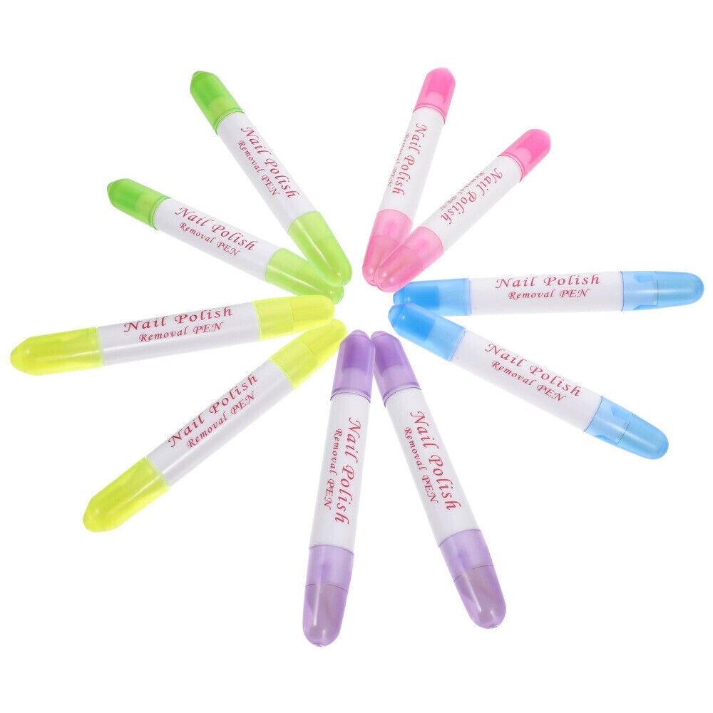 1 PC NAIL POLISH REMOVER Corrector Pen Art Varnish Correction Pens+ 3 Tips FREE