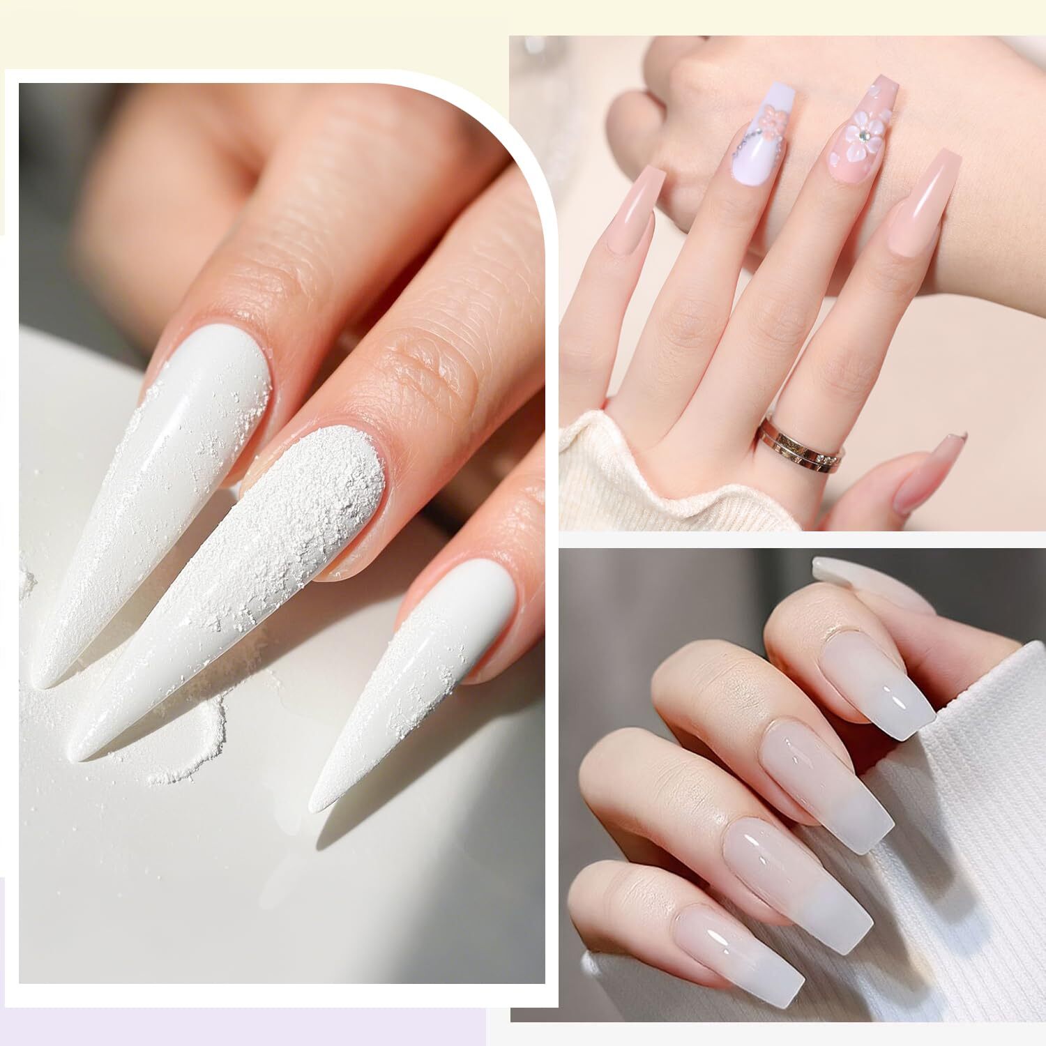 Acrylic Nail Kit With Drill And U V Light Full Nail Kit Set Beginners Supplies