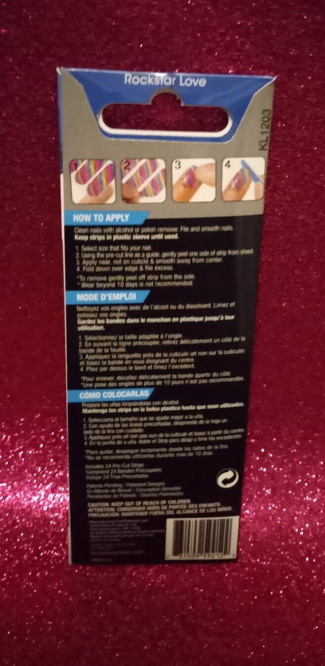 Broadway by KISS *GLAM STRIPS* for Nails, Many Designs, Price per Pack✨